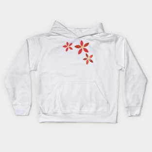 Poinsettia Splash Kids Hoodie